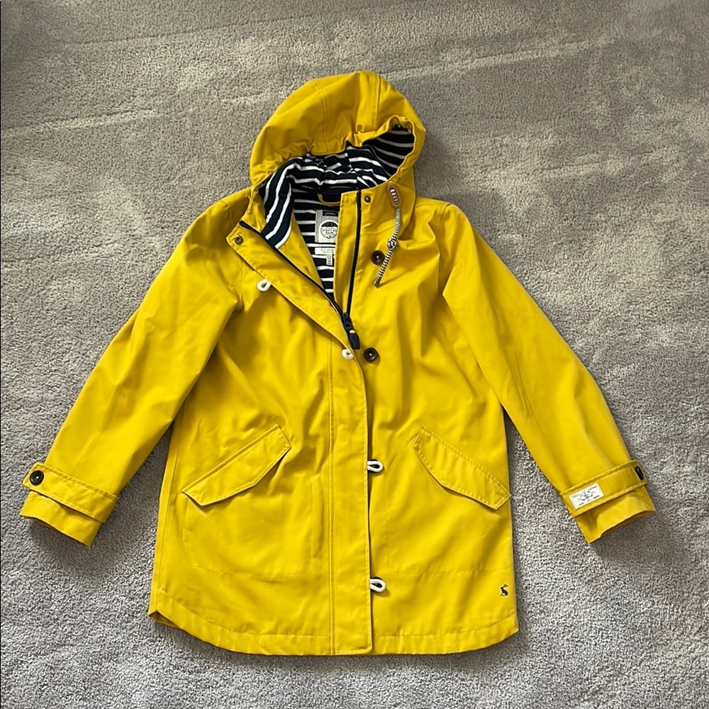 Yellow Joules Hooded Raincoat